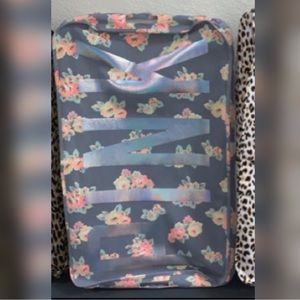 Victoria’s Secret pink grey floral storage trunk